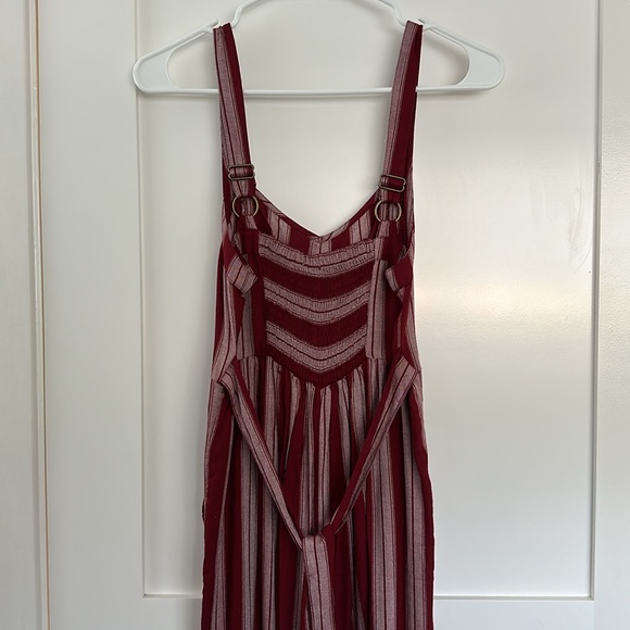 American Eagle Red & White Striped Jumpsuit XS Short - Picture 5 of 8
